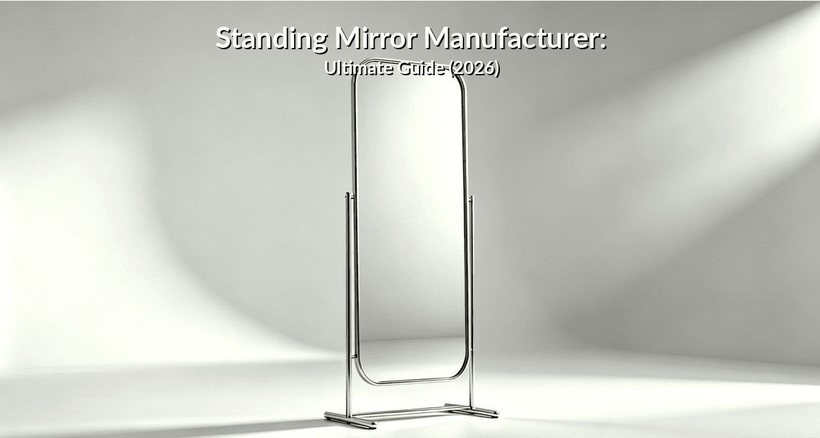 Standing mirror manufacturer production line with full-length floor mirrors