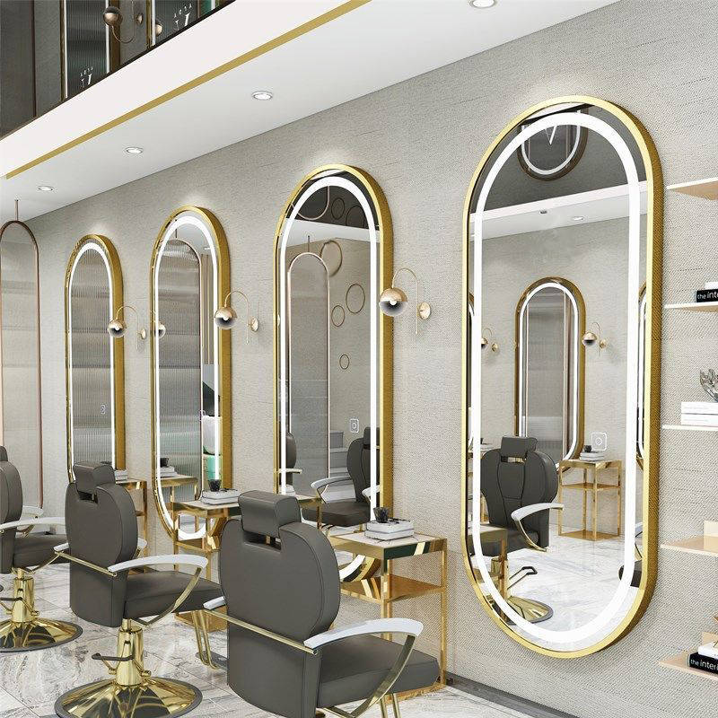 Simple Wall Hanging LED Hair Cutting Salon Mirror - WOSEN Mirror