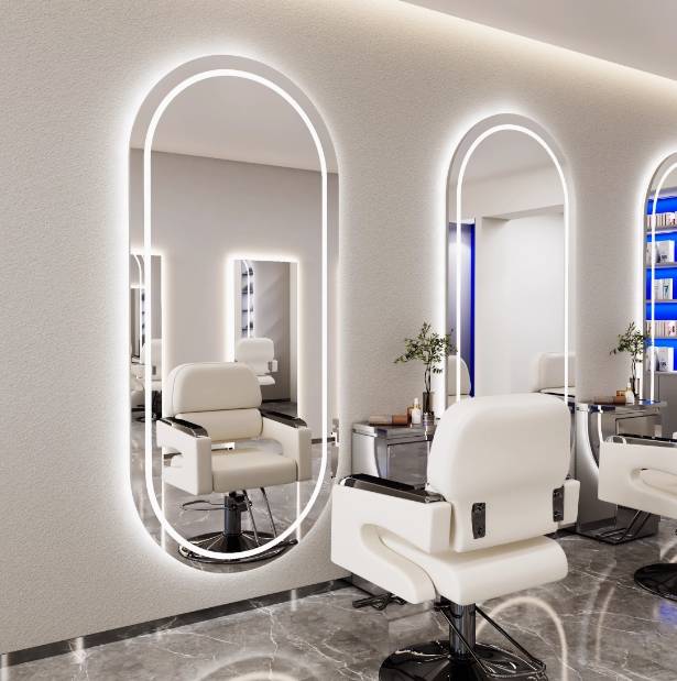 0ejxhkxz4xa4216.jpg Customizable Modern Large Oval LED Mirror Optional Touch Switch for Barber Shop Salon Use - WOSEN Mirror