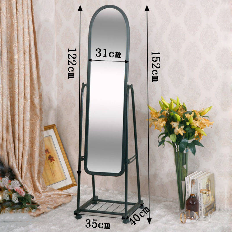 0jflvgyexmx16127.jpg Fashion Simple Fitting Bracket Storage Objective Lens Dormitory Clothing Store Make-up Mirror - WOSEN Mirror
