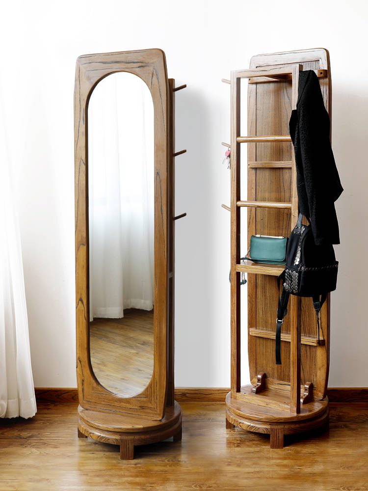 14gc0yqmtky16203.jpg Wooden Floor Mirror Dressing Cabinet Room Mirror Prices Solid Wood Wall Closets Mirror - WOSEN Mirror