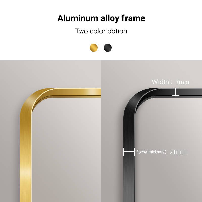 1gawfmlewon19653.jpg Modern Minimalist Home Living Room Full-Body Dressing Floor Mirror Simple Wind Wall Mounted Glass Fitting Mirror - WOSEN Mirror