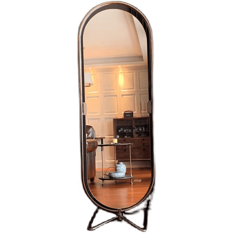 Hot Selling High Quality Modern Full-Length Vertical Ironwork Floor Cosmetic Mirror for Home Bathroom Decoration-Wholesale - WOSEN Mirror