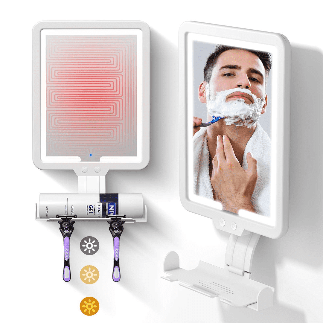 1zymodb4nn36220.png Best Selling Modern Design Heated Anti-Fog Wall Mounted LED Smart Cosmetic Mirror Rechargeable-Popular Model for Bathrooms - WOSEN Mirror
