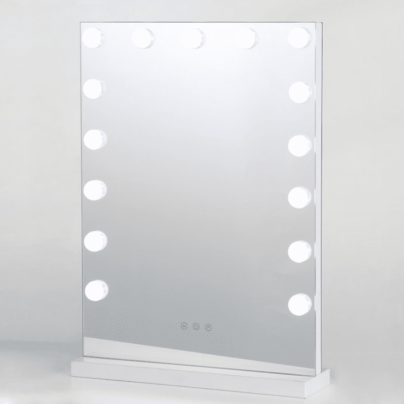 2aohuam2w1z5216.png Hot Selling White HD Desktop Makeup LED Light Mirror Personalized Cosmetic Smart Mirror - WOSEN Mirror