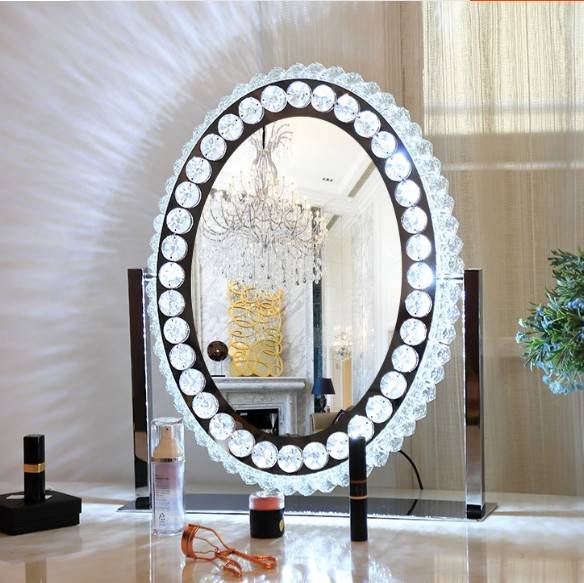 2s2w2atxzyg7850.jpg 2025LED Crystal Make-up Mirror with Light Dressing Mirror - WOSEN Mirror