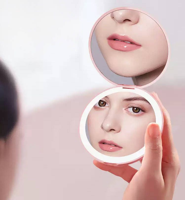 2uh2epwnqmn5106.jpg Customizable Portable LED Bath Mirror Compact Makeup Mirror for Professional Makeup Use - WOSEN Mirror