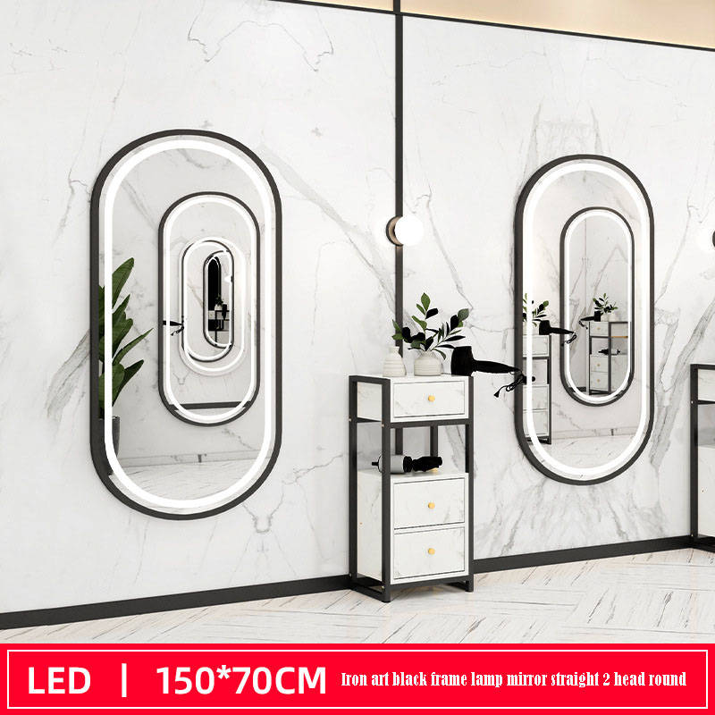 2v4nsw3h0lu4367.jpg Simple Led Floor Mirror With Light for Hair Salon - WOSEN Mirror