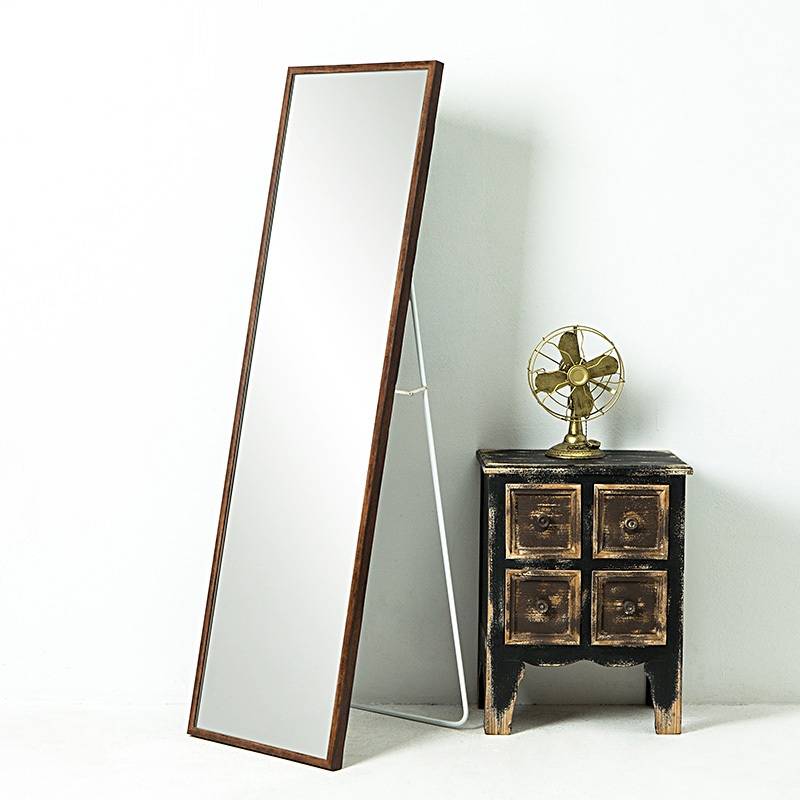 EPS Full Length Wall-Mounted Living Room Dressing Mirror Metal Framed Framed Mirrors for Bathroom Decor for Home Use - WOSEN Mirror
