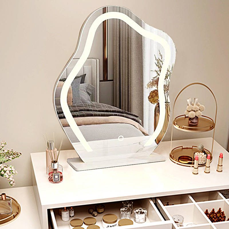 3i4mzogkfg07086.jpg LED Vanity Mirror Cloud Shaped Desktop - WOSEN Mirror