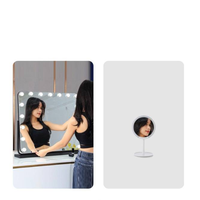 3jl3vlztbh47878.jpg Customizable Modern Fashion Makeup Mirror with Light Bulb for Makeup Use - WOSEN Mirror