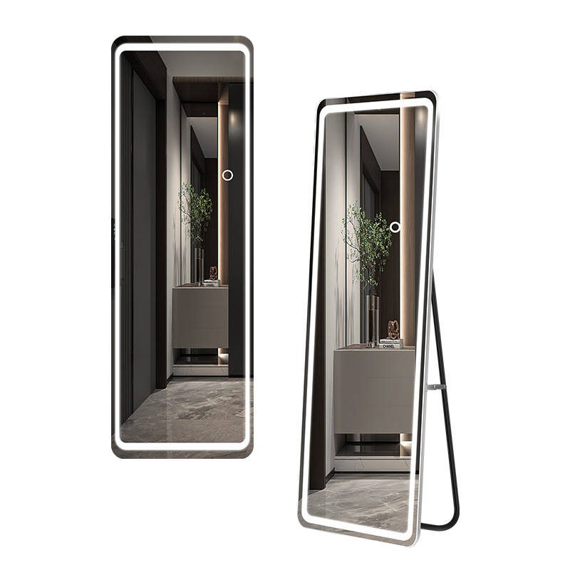 3wwz2uvhpbt17163.jpg Wholesale Customized Large LED Floor Standing Full Length Mirror Wall Mounted LED Dressing Mirror - WOSEN Mirror