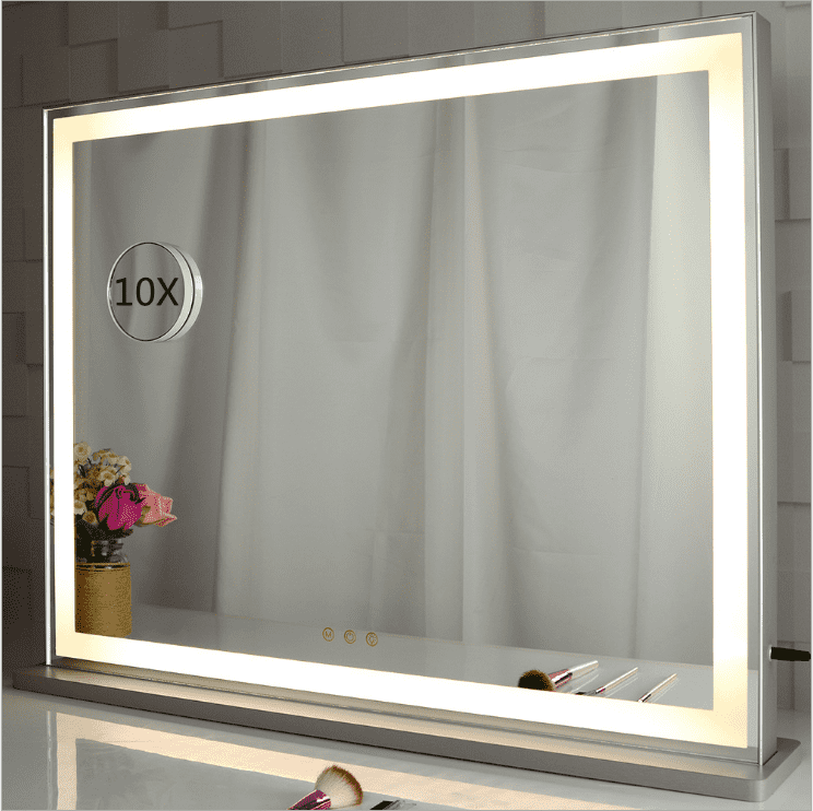 45gpniw5jfu7470.png Large Frameless Lighted Vanity Mirror with LED Fill Light Personalized Cosmetic Makeup Mirror - WOSEN Mirror
