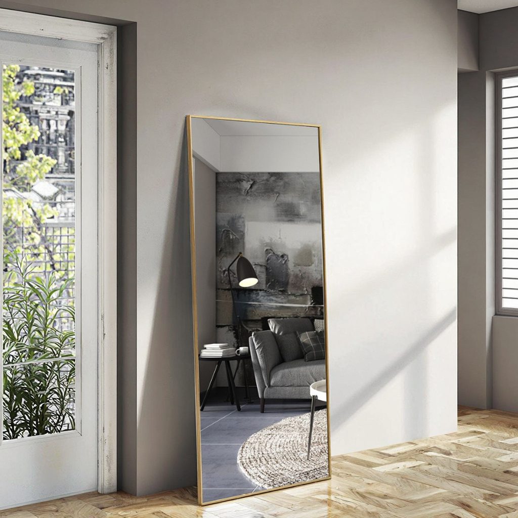 4d43xdwkrim18002.png Modern Luxury Free Standing Dressing Mirror Full-Body Large Mirror for Decorative Usage - WOSEN Mirror