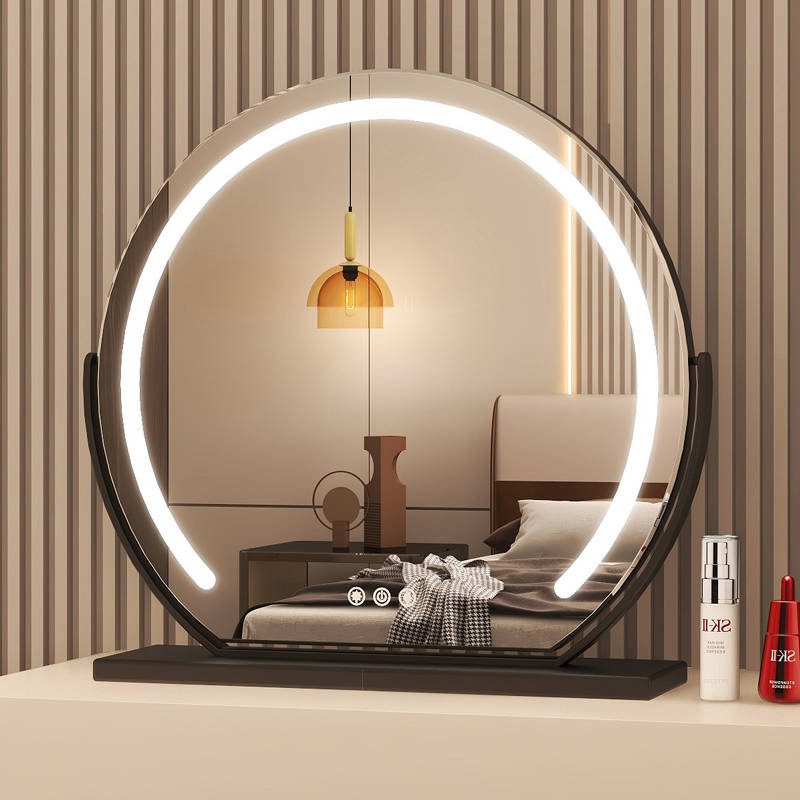 4dmybtlul4k5076.jpg Customizable LED Lighted Rotatable Makeup Mirror for Home/ Salon Use - WOSEN Mirror