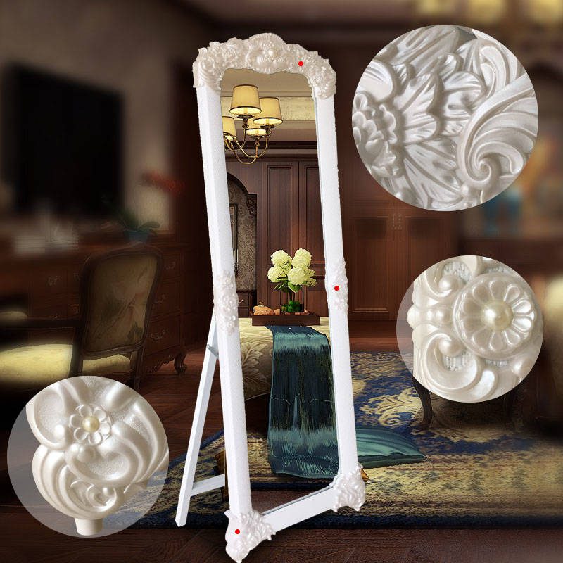 4q4oyhkf4pg15511.jpg European Style Full Body Dressing Mirror Vertical Special Carved Princess Bedroom Floor Espejo Cuerpo Decorative Usage - WOSEN Mirror