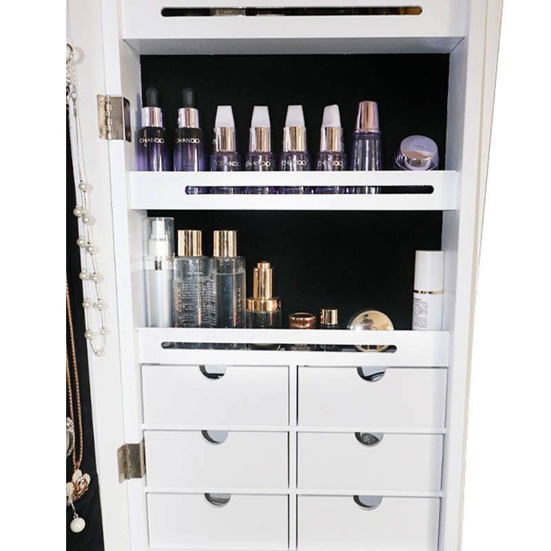 4vx4tew0tud19527.jpg Factory Wholesale Luxury Jewelry Cabinet Jewelry Storage Cabinet Jewelry Organization Mirror Cabinet Be Hung on the Door or Wall - WOSEN Mirror