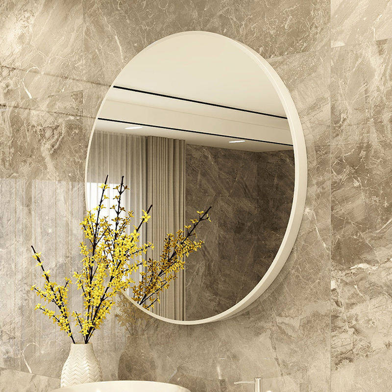 53dgsuehaaj3070.jpg Nordic Minimalist Bathroom Mirror Household Wall Hanging Circular Mirror Aluminum Alloy Round Cosmetic Mirror - WOSEN Mirror