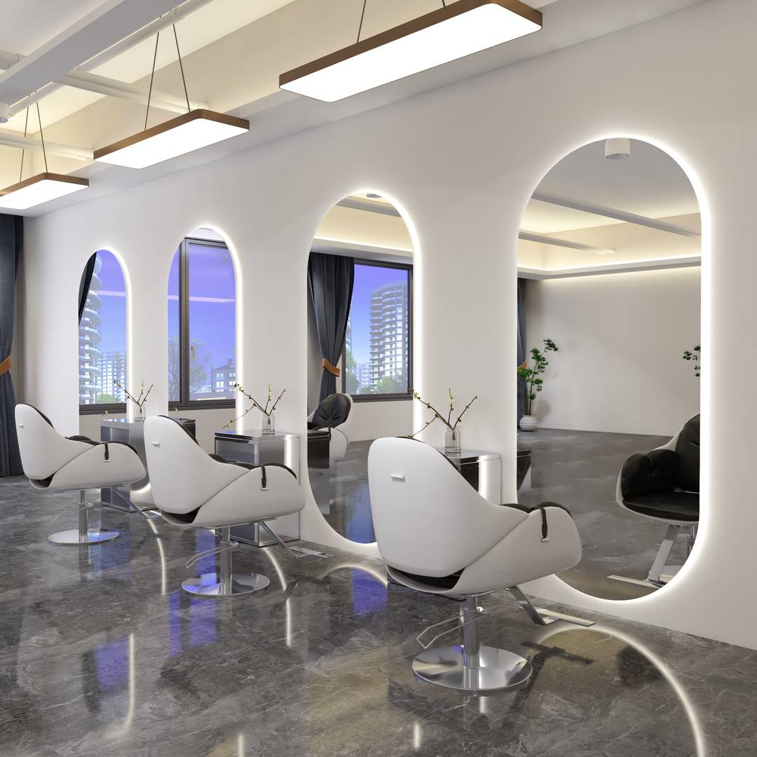 55m3q5omfvg4472.jpg Internet Popular LED Salon Mirror for Hair Salon Simple Barber Shop Wall Hanging Frameless Hairdressing Shop Mirror - WOSEN Mirror