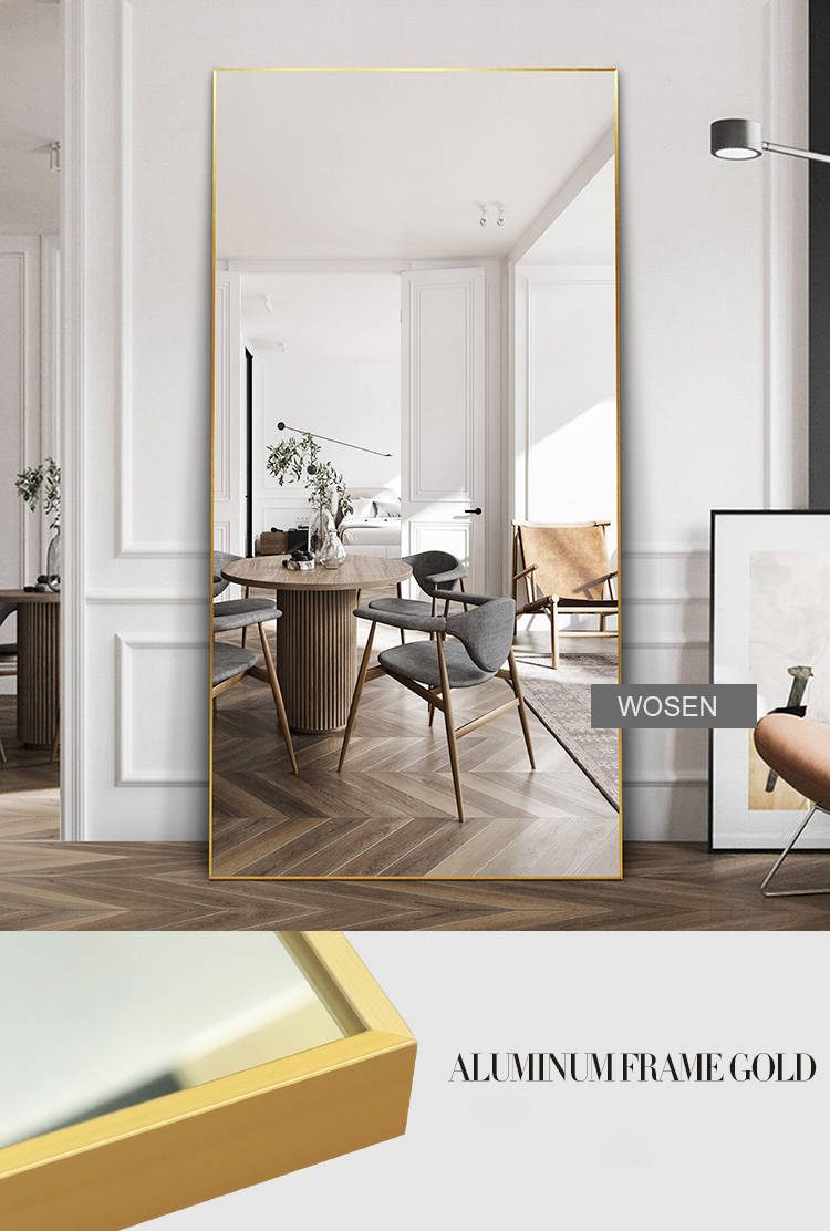5i0rtm2w1dm18323.jpg Custom Made Art Deco Rectangle Glass Full-Body Dressing Wall Mirror for Cosmetics Use - WOSEN Mirror