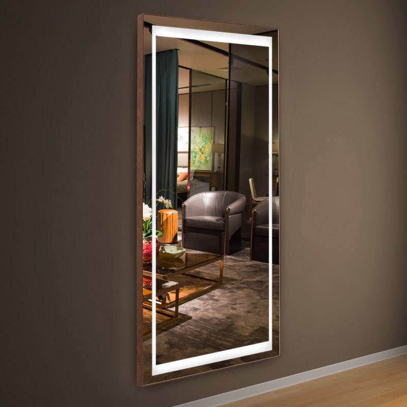 5mmclve2p1w16917.jpg Wholesale LED Large Floor Dressing Mirror Stand Full Length Beveled Mirror Led Mirrors Decor Wall - WOSEN Mirror