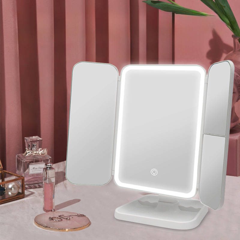 5nfty5c5f2n5055.jpg Customizable Available with Three-color Light, Multiple Functions and Can Be Rotated for Home/ Salon Use - WOSEN Mirror