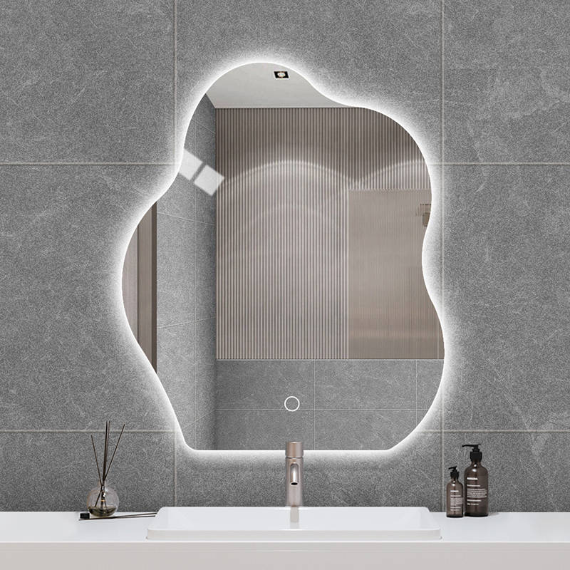 5qfdyezalfk5681.jpg Creative Irregular Wavy Mirror Asymmetrical Home Decor Frameless Dress Wall Mirrors Decor Wall - WOSEN Mirror
