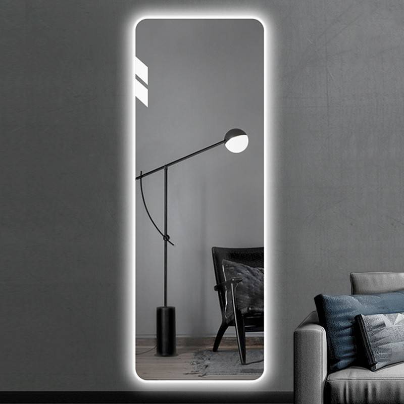 a2zd3bsn3uu12234.jpg Modern Full-Length Smart Mirror with LED Lighting Luxury Glass Wall Mirror with Light-Emitting Feature - WOSEN Mirror