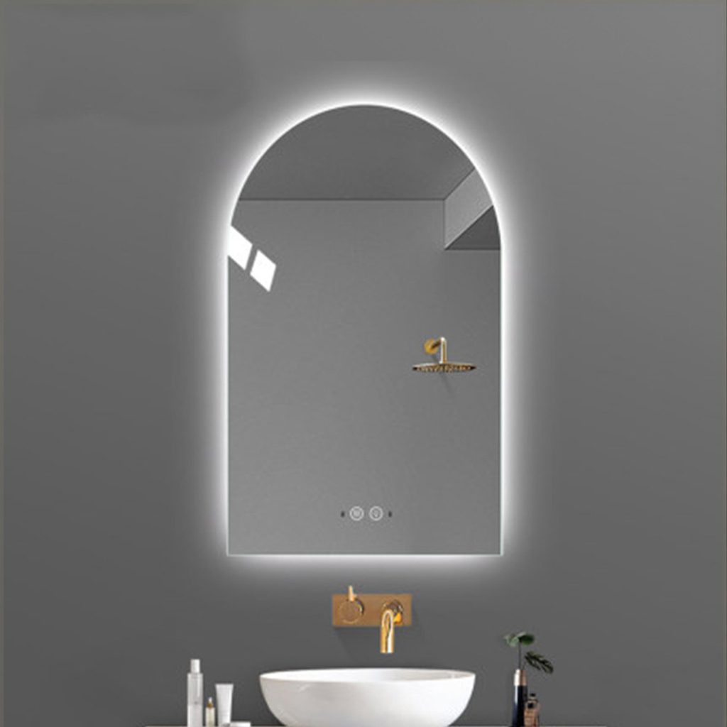acpqzxdx4m53684.png Modern Style Lighting Mirror Frameless Wall Hanging Bathroom Make-up Mirror with Luminous Touch Intelligent Decoration - WOSEN Mirror