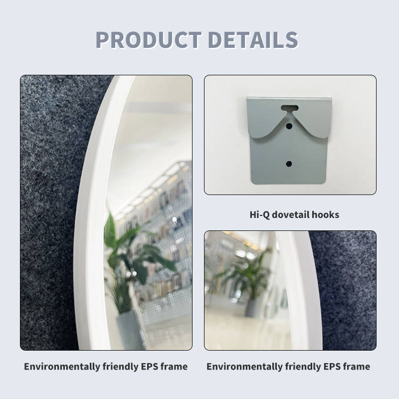 adzgsqs2e5510384.jpg Modern Style Eco-Friendly EPS Material New Technology Round Wall Mirror for Home/Hotel/Salon Use - WOSEN Mirror