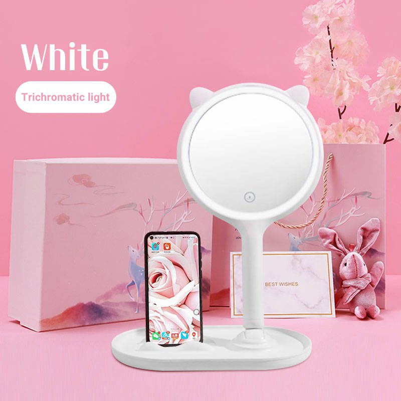 ai4qzs404g38370.jpg Delicate LED Makeup Mirror Smart Cosmetic Vanity Mirror with Hand Design for Cat - WOSEN Mirror