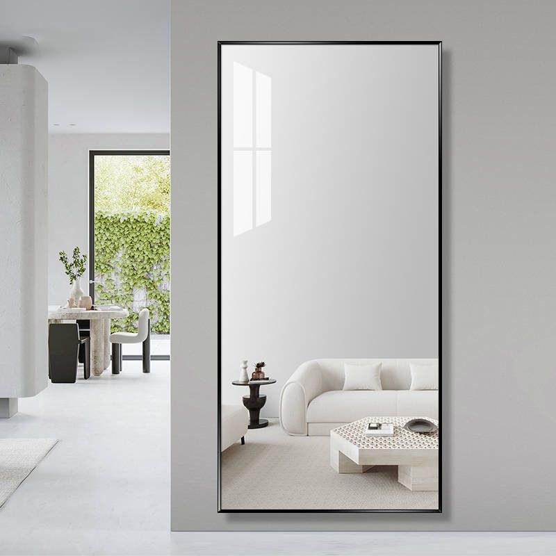 Custom Large Full-Length Floor Mirror in Gold Black Modern Style Metal Wall Hanging Dressing Frame Quality Glass ESPEJO SPIEGLER - WOSEN Mirror