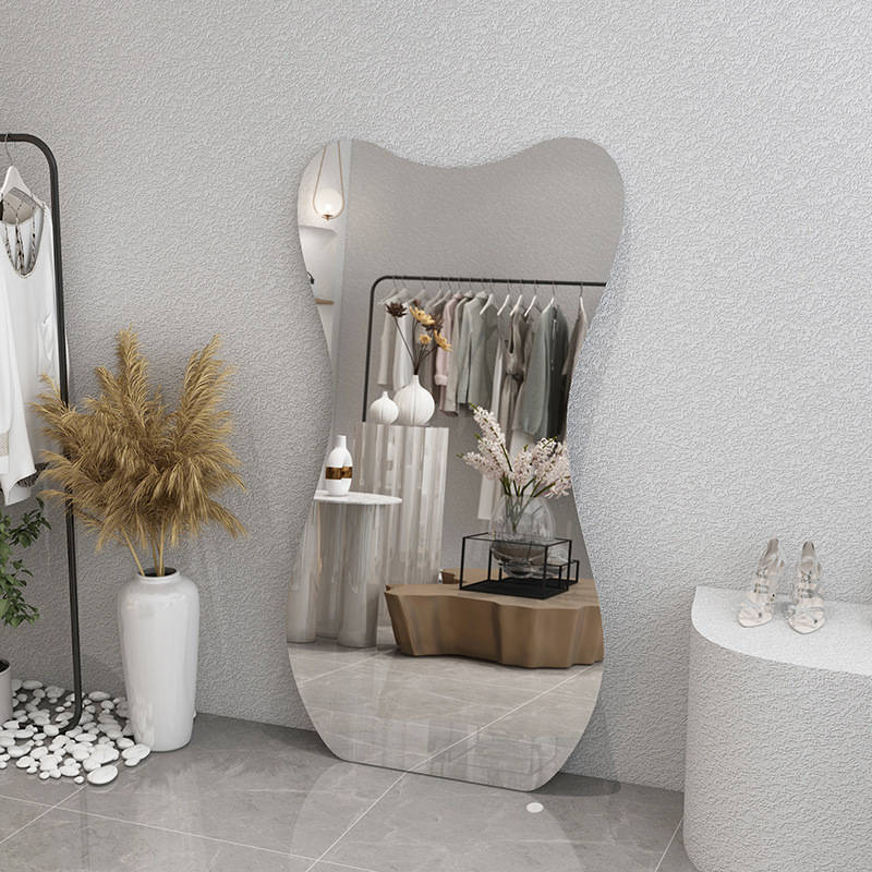 bmbo0ey42t315304.jpg Modern Simple Wall-mounted Full-length Mirror Clothing Store Thin Profiled Floor Mirror - WOSEN Mirror