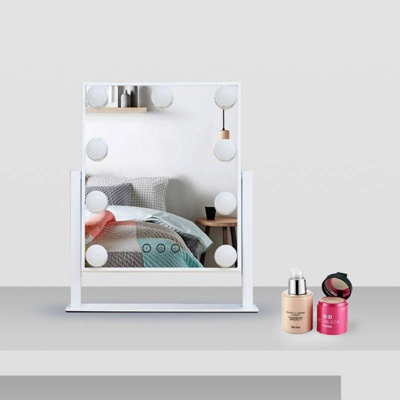 bnu322iwb1f7027.jpg Vanity Mirror Lighted Hollywood Style With Smart Touch Screen Dimmer Cosmetic Led Bulbs for Makeup Dresser With Mirror - WOSEN Mirror