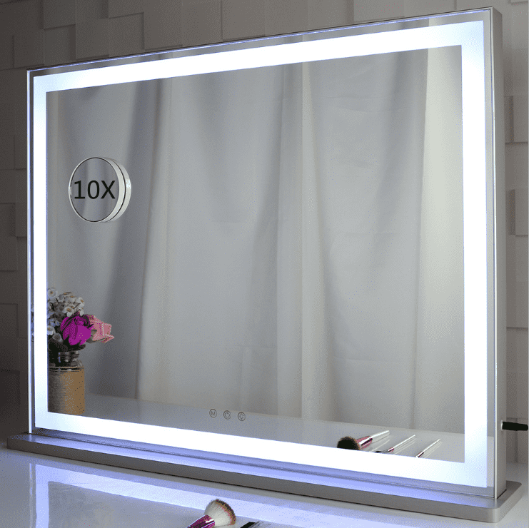 bs05jwxiyma7472.png Large Frameless Lighted Vanity Mirror with LED Fill Light Personalized Cosmetic Makeup Mirror - WOSEN Mirror