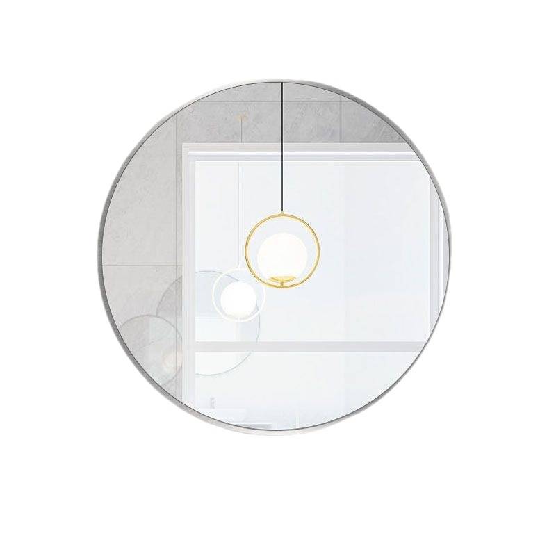 bsz2mzv1ng22618.jpg Hot Gold Round Bathroom Mirror Living Room Bedroom Wall Hanging Silver Mirror HD Explosion-proof Mirror - WOSEN Mirror