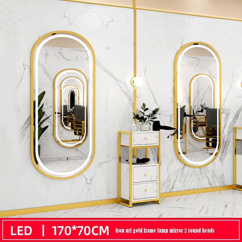 btjltqlmshe4371.jpg Simple Led Floor Mirror With Light for Hair Salon - WOSEN Mirror