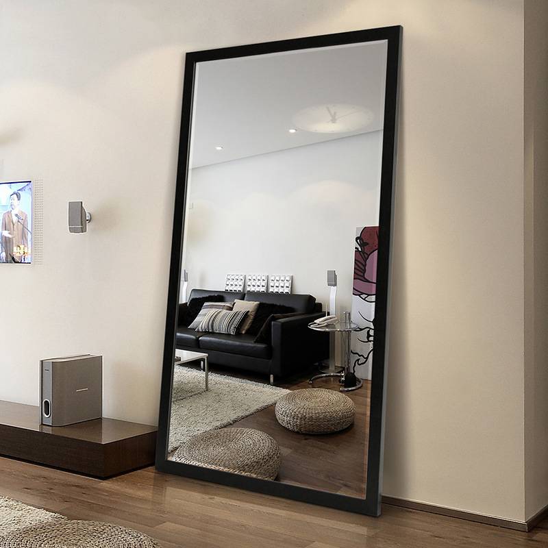 Large Wholesale Floor Type Decorative Wall Mirror Decoration Living Room Mirror Frame Clothing Store Large Mirror - WOSEN Mirror