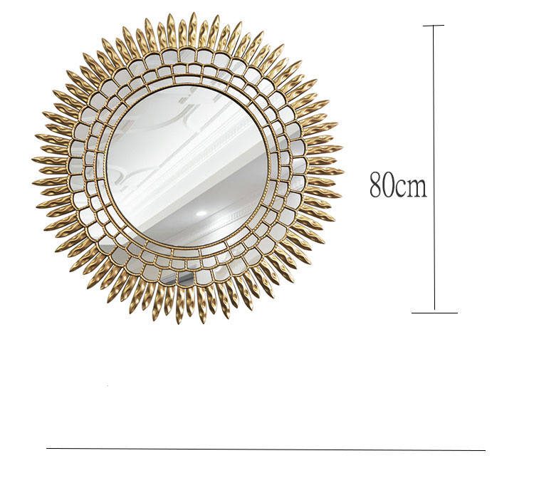 cw2w5lzdez01698.jpg Porch Decorative Mirror European Carved Sunglasses Wall Creative Hanging Mirror Customized - WOSEN Mirror
