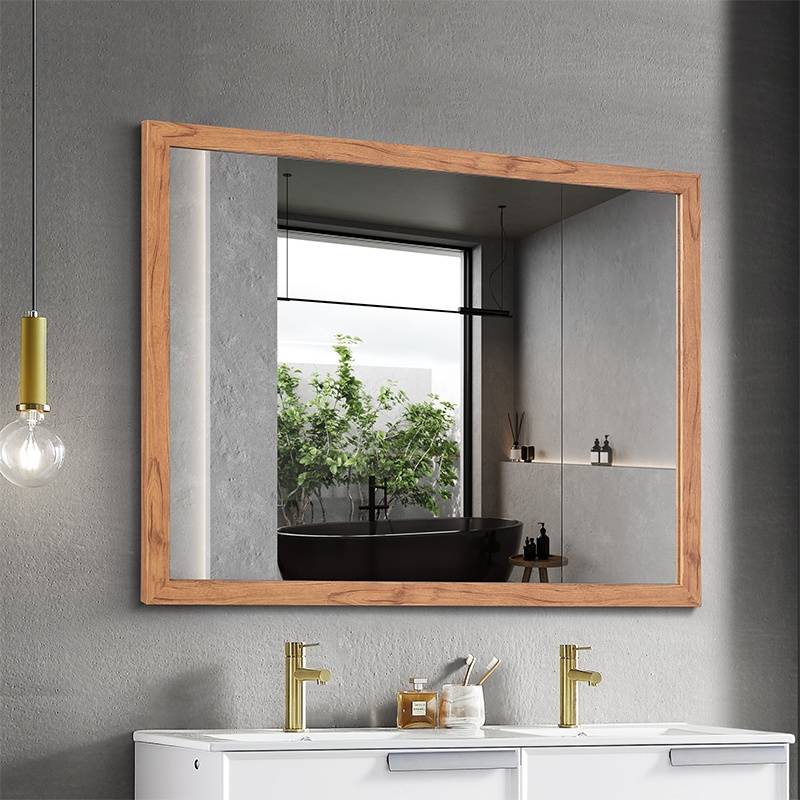 Modern Simple Wall-mounted Cosmetic Mirror for Bathroom and Toilet Sleek Modern Simple Wall Mirror - WOSEN Mirror