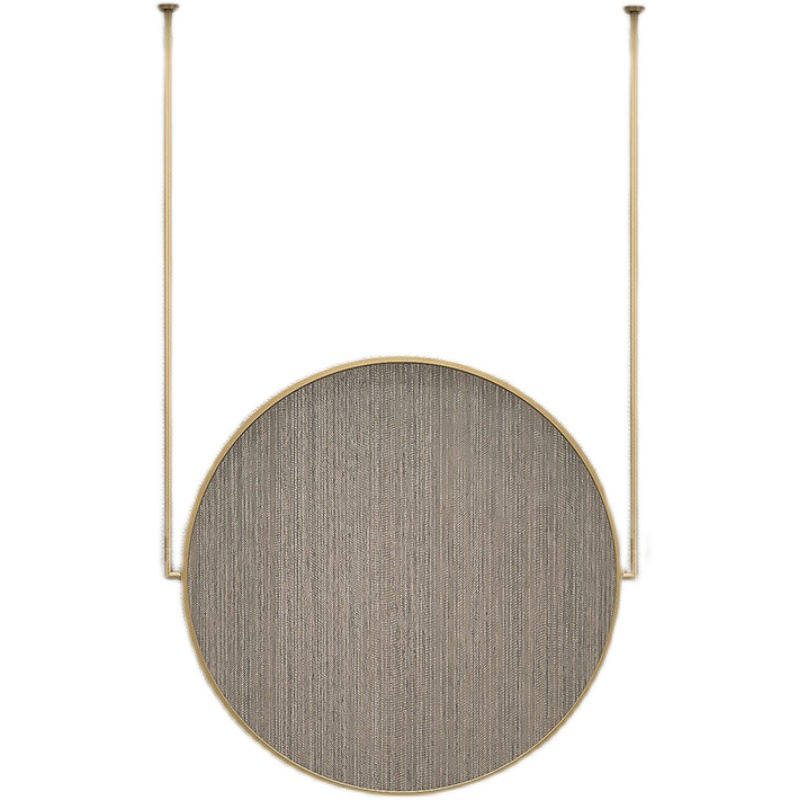 Nordic Light Luxury Circular Bathroom Mirror Corridor Decoration Hanging Double Sided Mirror Hotel Round Ceiling Mount Mirror - WOSEN Mirror