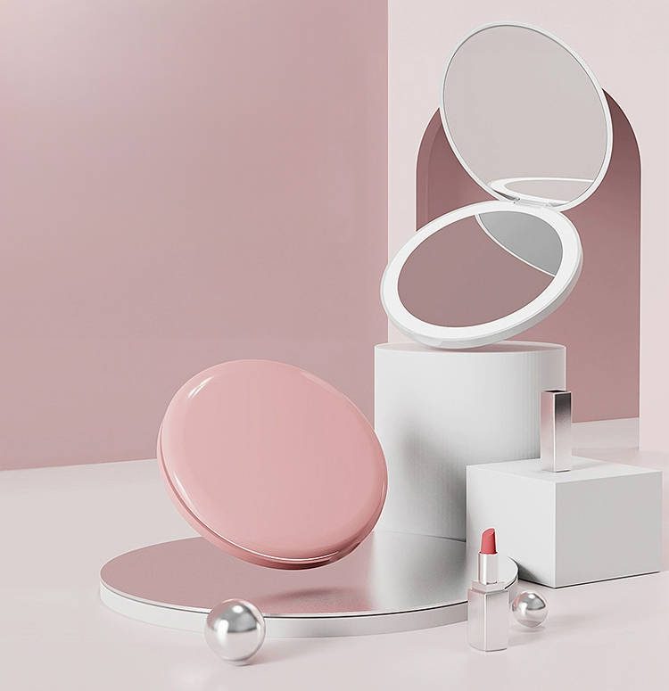 Customizable Portable LED Bath Mirror Compact Makeup Mirror for Professional Makeup Use - WOSEN Mirror