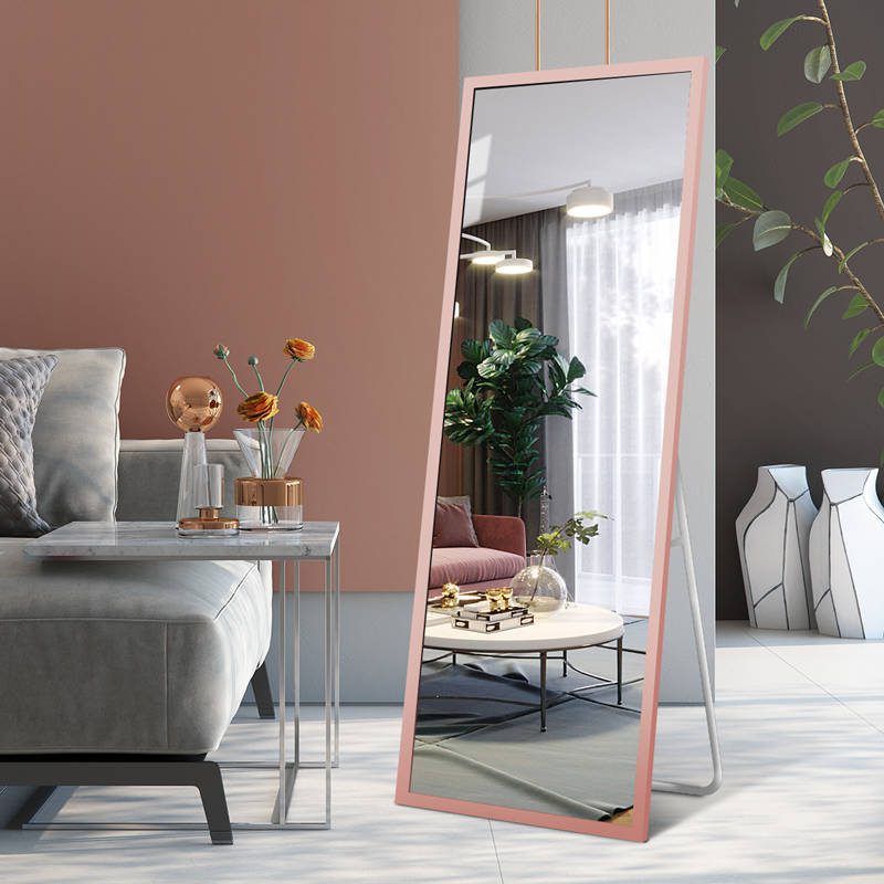 dkk1msx1d2l19101.jpg Retro Style Hardwood Flooring Living Room Decorative Mirror Stand High Definition Silver Glass Dressing Mirror - WOSEN Mirror