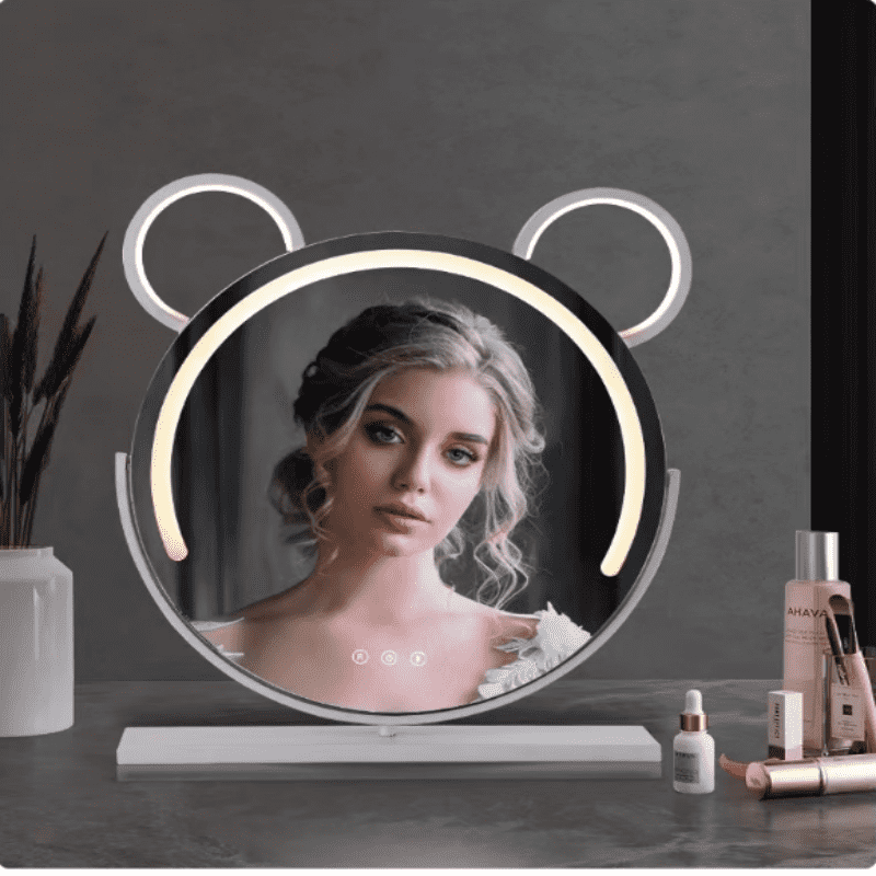 dpmifzqvee16294.png Custom Hollywood Style LED Lighted Desktop Vanity Makeup Cosmetic Mirror Art Deco Design - WOSEN Mirror