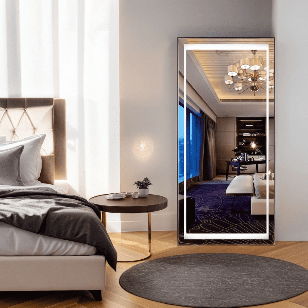 dqozhdtoqwe16810.png Hollywood Style Large LED Light Mirror Large Full Body Fitting Salon Mirror Led Mirror - WOSEN Mirror