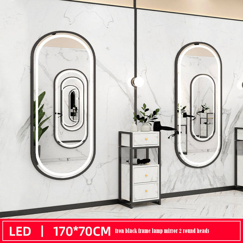dv4mt4wuzbc4369.jpg Simple Led Floor Mirror With Light for Hair Salon - WOSEN Mirror