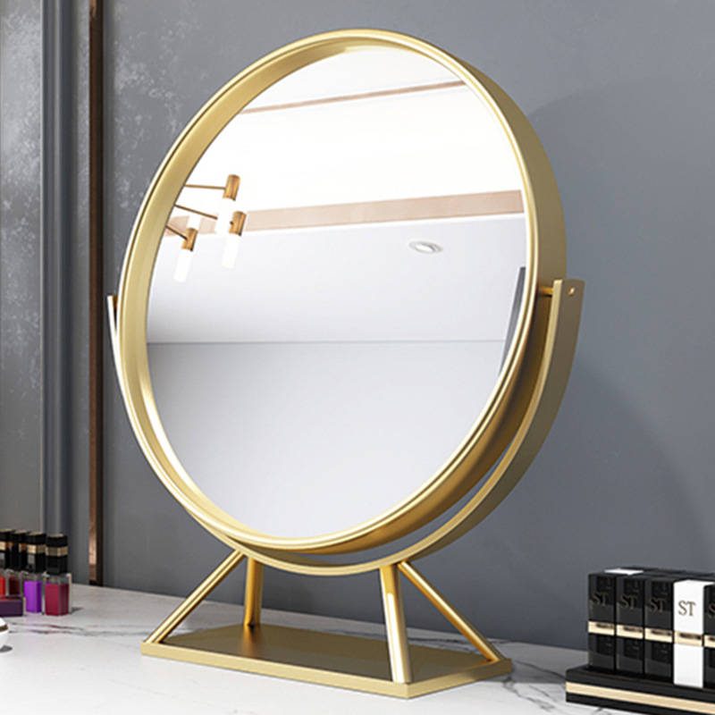 dvnoikkpzsj8404.jpg Modern Luxury LED Desk Top Dressing Mirror Intelligent for Bedroom Living Room Bathroom Elegant Wood Glass Wall Decor for Home - WOSEN Mirror