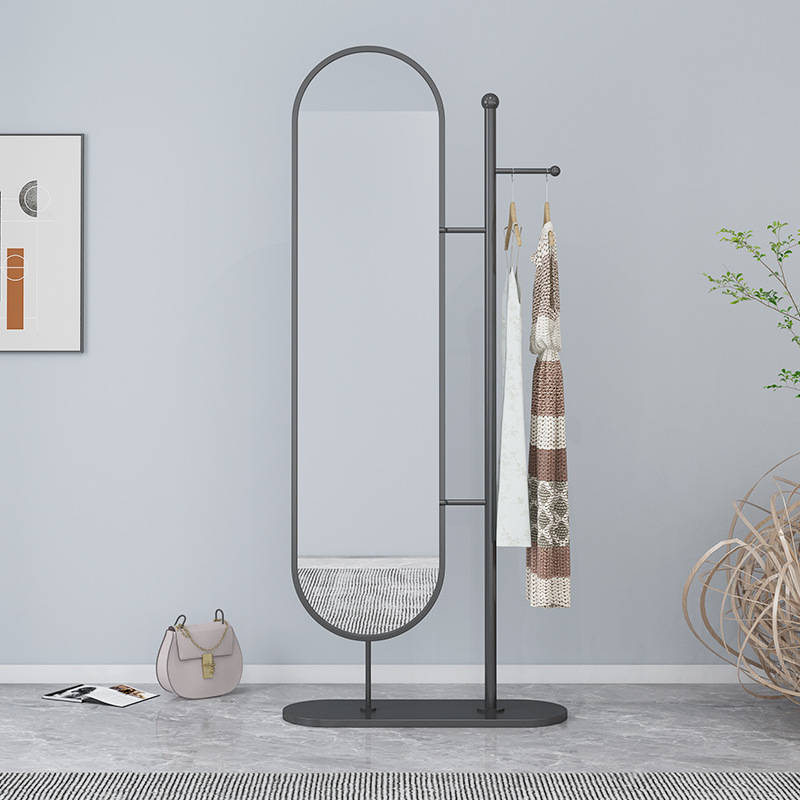 dz3mmxa3nlc16176.jpg Nordic Home Bedroom Floor Mirror Clothing Store Coat Rack Fitting Mirror - WOSEN Mirror