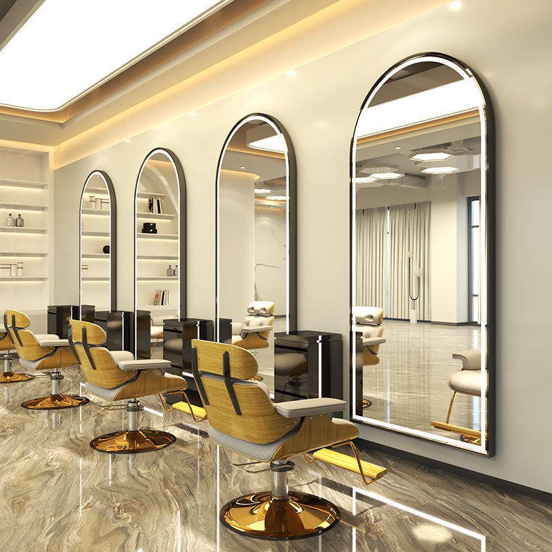 eme0aa0ofmh4876.jpg Large Modern Single-sided Double-sided Mirror Table for Barber Shop Salon Hair Salon with Led Light Hair Dressing Mirror - WOSEN Mirror