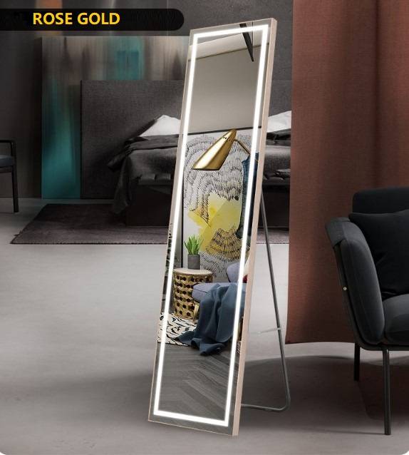 eplmpqbh2y216840.jpg 2024 Simple Modern LED Intelligent Full Body Mirror Wall Mounted Home Bedroom Floor Mirror - WOSEN Mirror